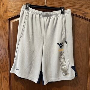 Men's Nike dri fit on field WVU shorts